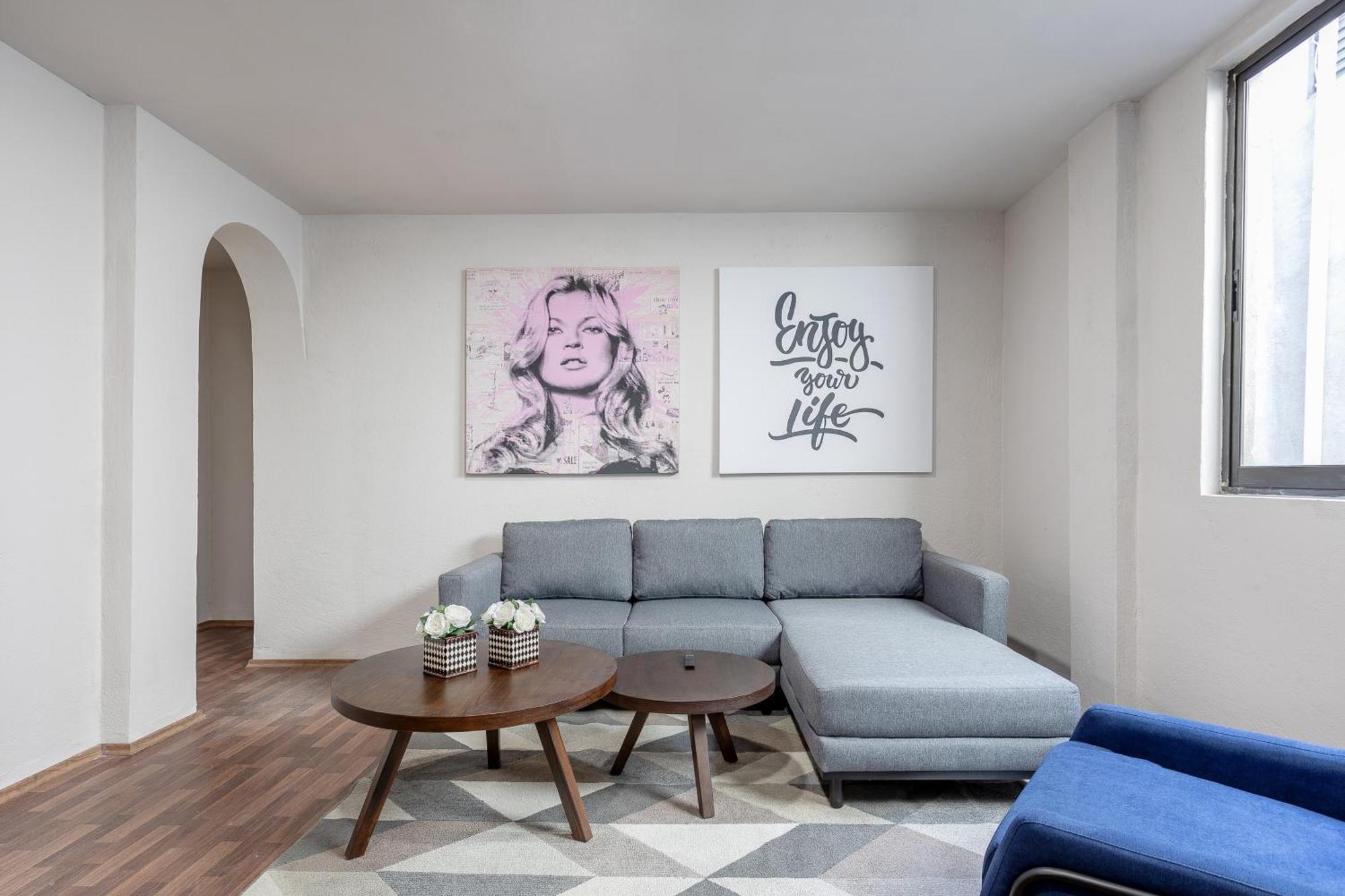 Chic Living - Roma Norte -laundry- Sleeps 7 Mexico City